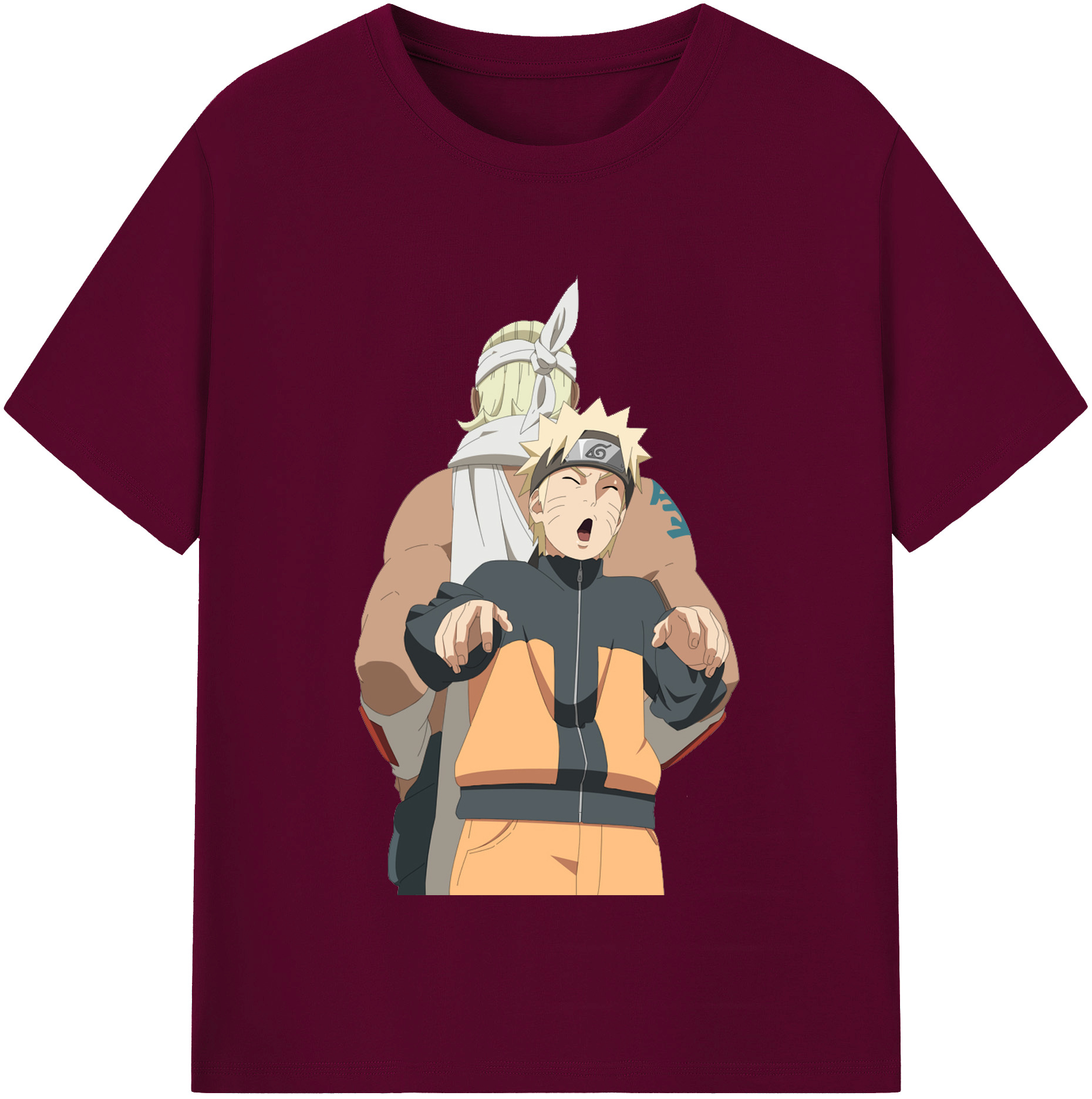（画像用） NARUTO -ナルト- うずまき ナルト Uzumaki Naruto レディースカジュアルプリントTシャツ（綿100％）